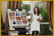 Marta Pawlik-Antoniak, wizażystka Golden Rose, zaprezentowała nowości firmy i wykonała kilka pokazowych makijaży