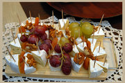 Deska serów z winogronami